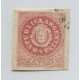 ARGENTINA 1864 GJ 15 ESCUDITO ESTAMPILLA DE COLOR ROSA PALIDO, MUY LINDO EJEMPLAR U$ 33